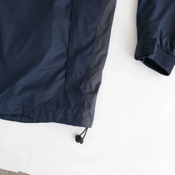 Vintage North End "Chevrolet" Navy Rain Coat Size XL - Picture 7 of 13